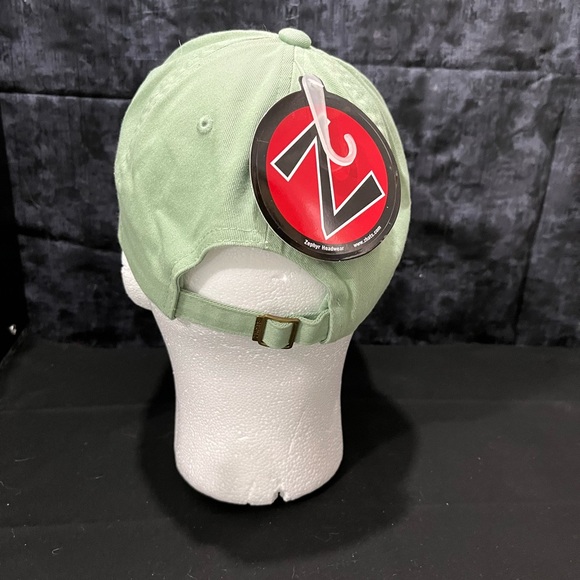 Kenosha Wisconsin Green & Purple Baseball Hat w Buckleback NWT by Zephyr ZHat - Picture 4 of 9